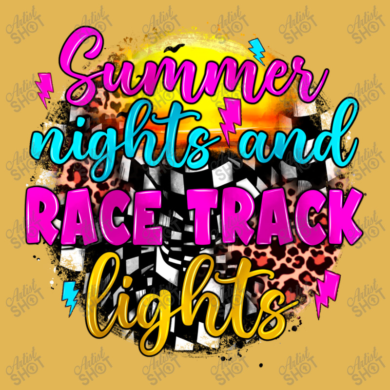 Summer Nights And Race Track Lights Vintage Hoodie And Short Set by JahusDesignShop | Artistshot