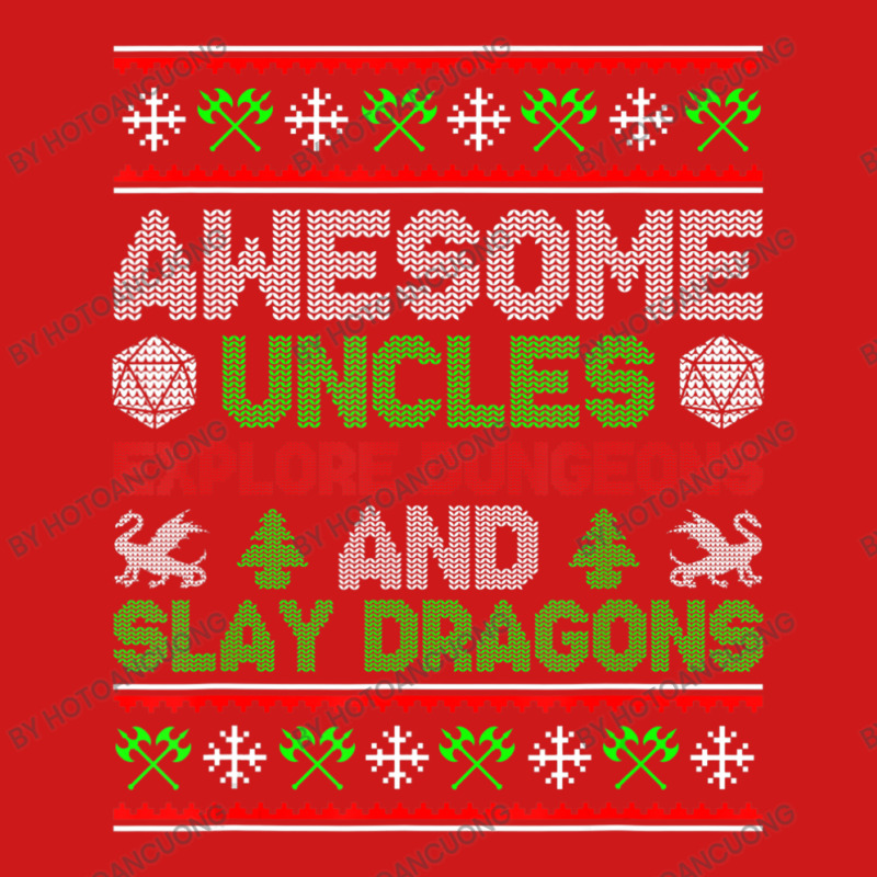 Mens Awesome Uncles Tabletop Christmas D20 Ugly Sweater Baseball Cap by hotoancuong | Artistshot