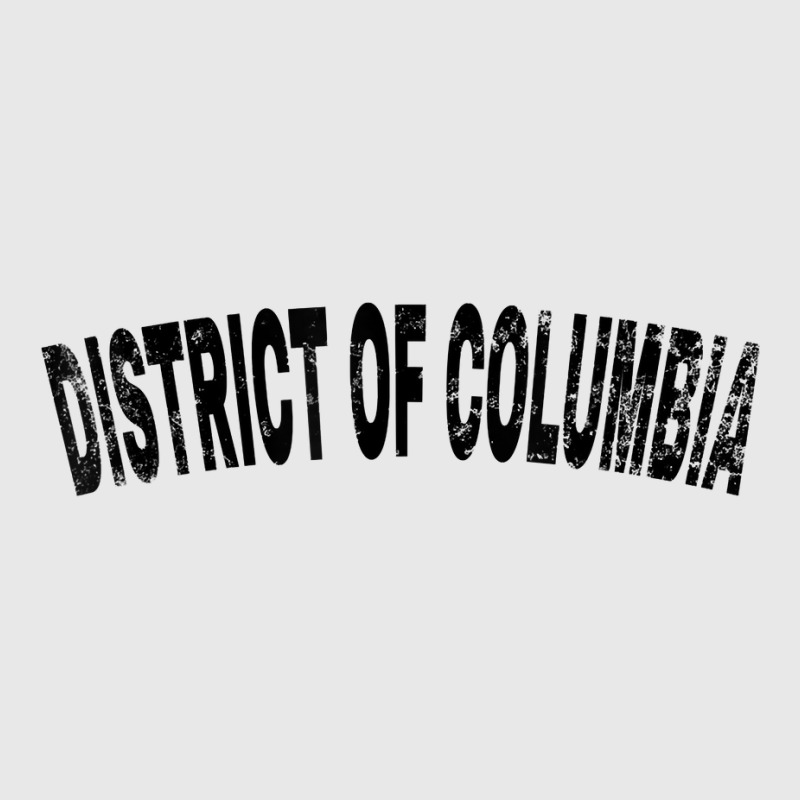 Vintage District Of Columbia Black Text Apparel T Shirt Baseball Cap by cm-arts | Artistshot