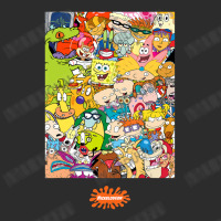 Group Shot Center Square All 90s Characters Baseball Cap | Artistshot