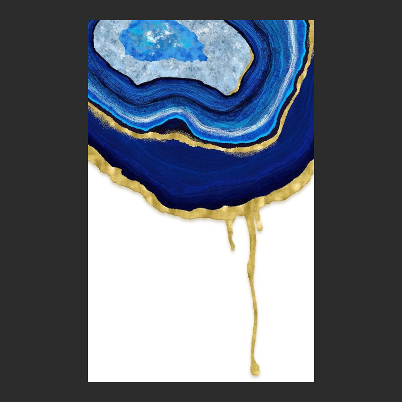 Sapphire Dripping Agate Baseball Cap | Artistshot