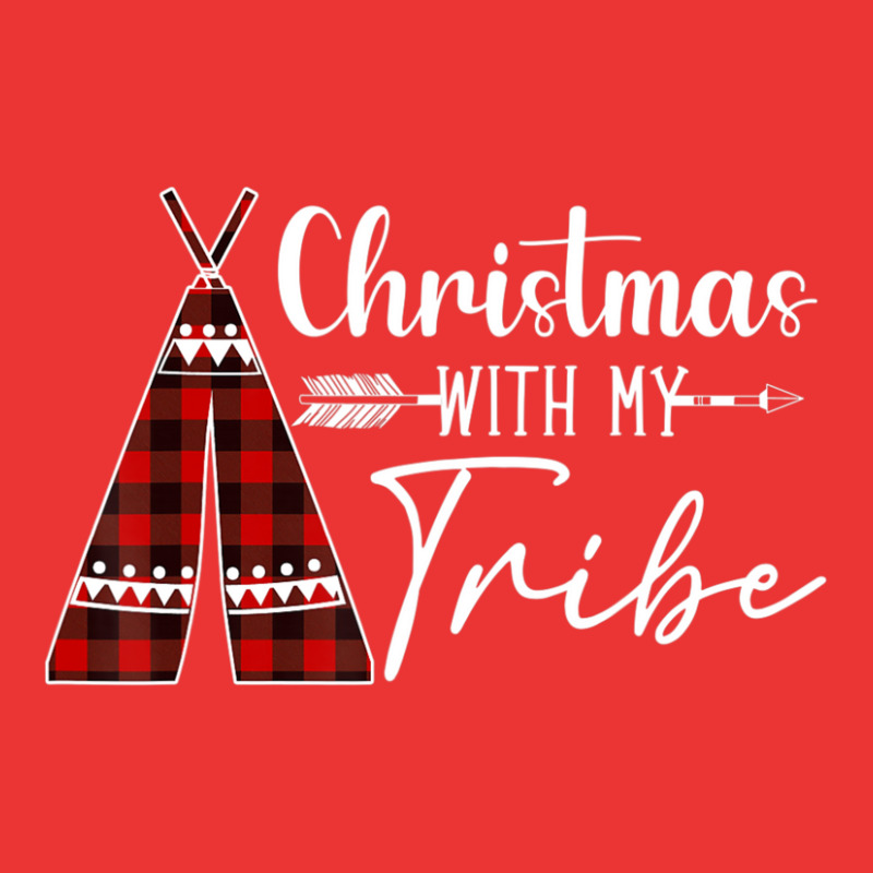 Christmas With My Tribe Buffalo Plaid Matching Family Mesh cap by cm-arts | Artistshot