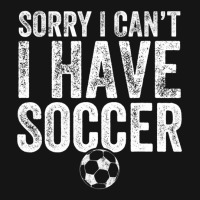 Sorry I Can't I Have Soccer Soccer Player Mesh Cap | Artistshot