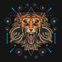 Tiger Sacred Geometry, Holy Tiger, Beautiful Tiger, Righteous Tiger, H Mesh Cap | Artistshot