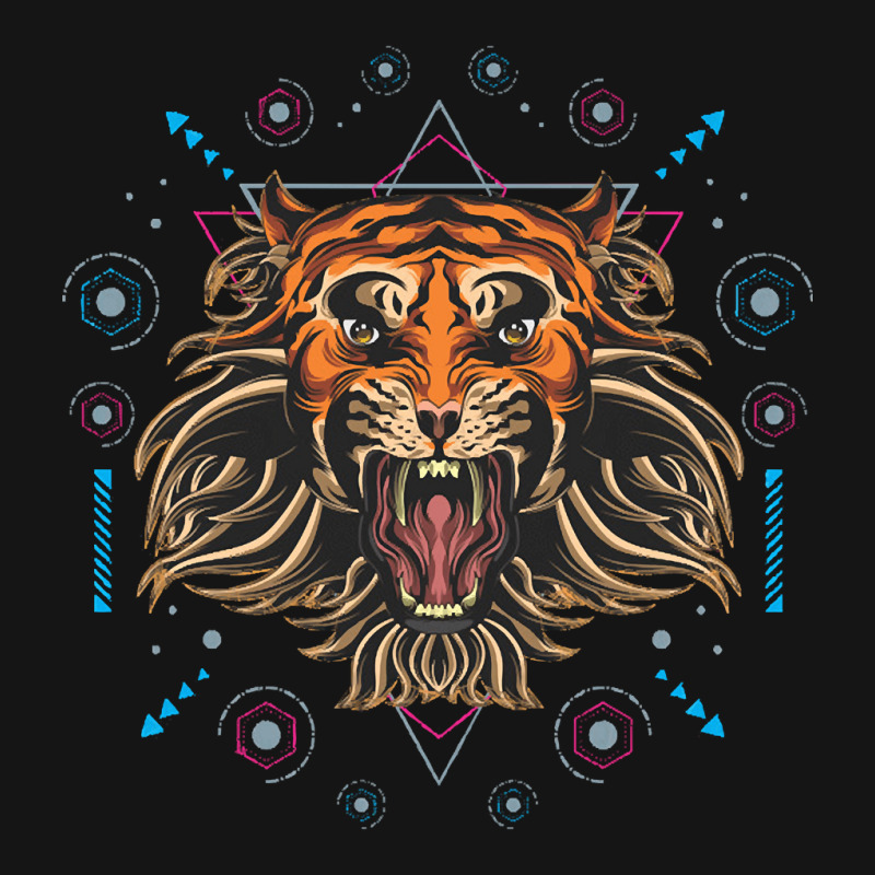 Tiger Sacred Geometry, Holy Tiger, Beautiful Tiger, Righteous Tiger, H Mesh cap by SHPONYDS | Artistshot