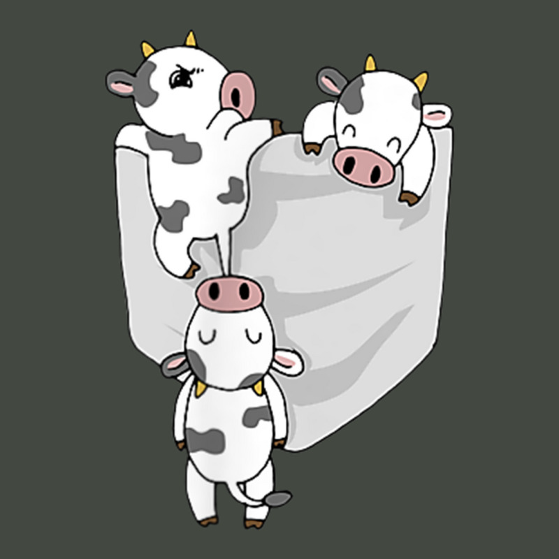 Cow Pocket T Shirt Funny Milk Cow In A Bag Tee Trucker Cap by cm-arts | Artistshot