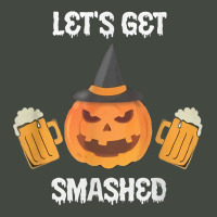 Halloween Pumpkin Let's Get Smashed Beer T Shirt Trucker Cap | Artistshot