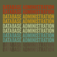 Database Administration Retro T Shirt Camo Snapback | Artistshot