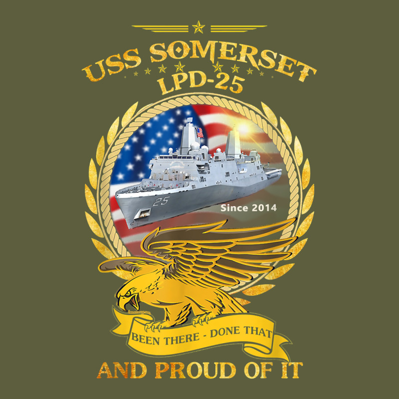 Uss Somerset (lpd 25) Since 2014 T Shirt Camo Snapback by cm-arts | Artistshot