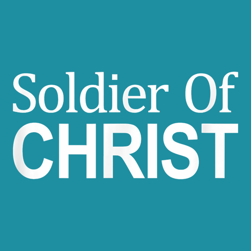 Soldier Of Christ   T Shirt Flat Bill Snapback Cap | Artistshot