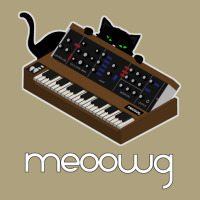 Synthesizer Cat Meow Flat Bill Snapback Cap | Artistshot