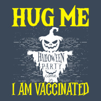 Halloween T  Shirt Halloween Scarecrow Hug Me I Am Vaccinated Costume Flat Bill Snapback Cap | Artistshot