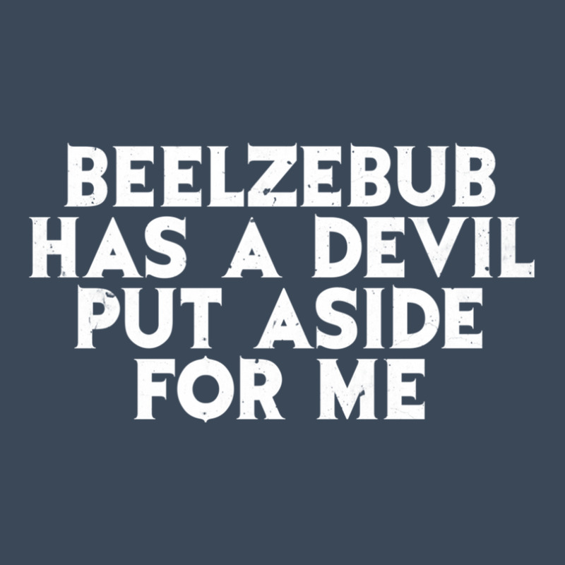 Beelzebub Has A Devil Put Aside For Me Flat Bill Snapback Cap by WayneDavid | Artistshot