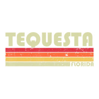 Tequesta Fl Florida City Home Roots Retro 70s 80s Debie Paper Bag - 10 X 5 X 13 | Artistshot