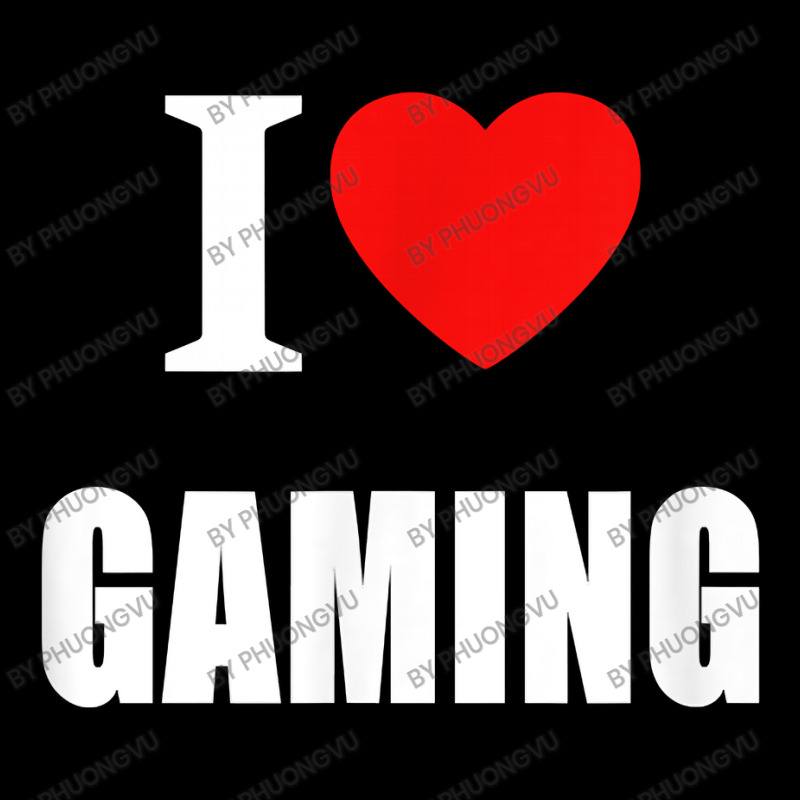 I Love Heart Gaming For Computer Console And Arcade Gamers T Shirt Baby Bibs by phuongvu | Artistshot