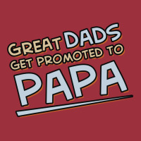 Great Dads Get Promoted To Papa Vintage Hoodie | Artistshot