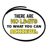 Motivational Quote - There Are No Limits To What You Can Achieve White Double Wine Paper Bag - 6 1/2 X 3 1/2 X 12 3/8 | Artistshot