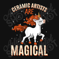 Ceramic Artists Are Magical Unicorn Job Pottery Profession 1 Baby Bibs | Artistshot