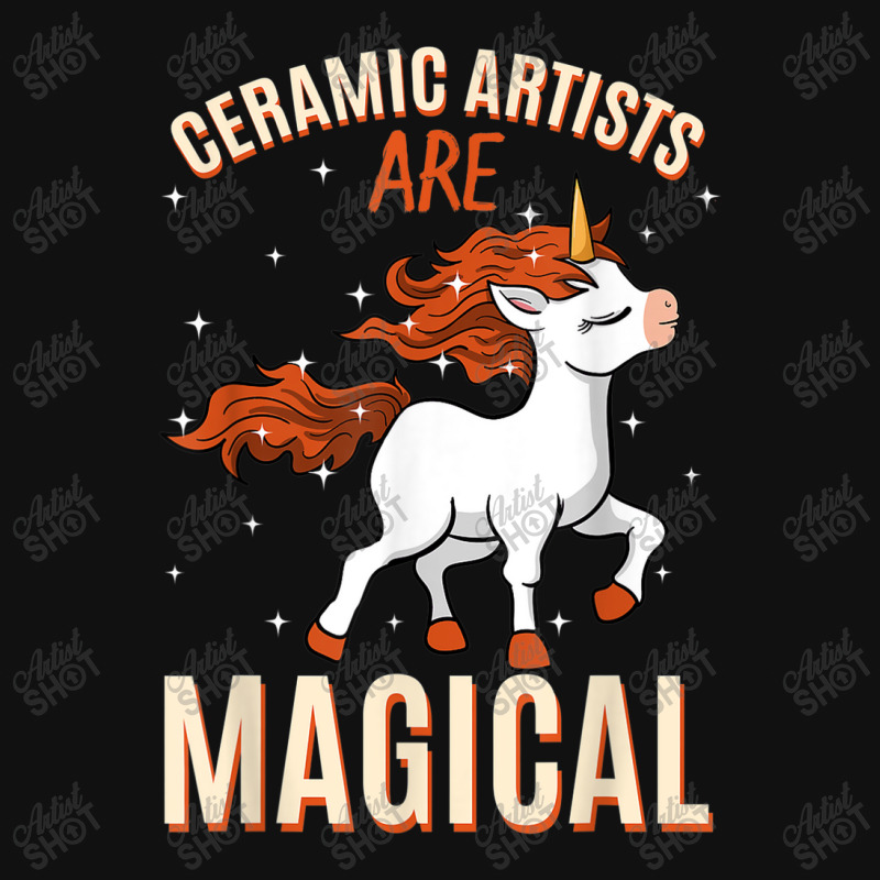 Ceramic Artists Are Magical Unicorn Job Pottery Profession 1 Baby Bibs | Artistshot