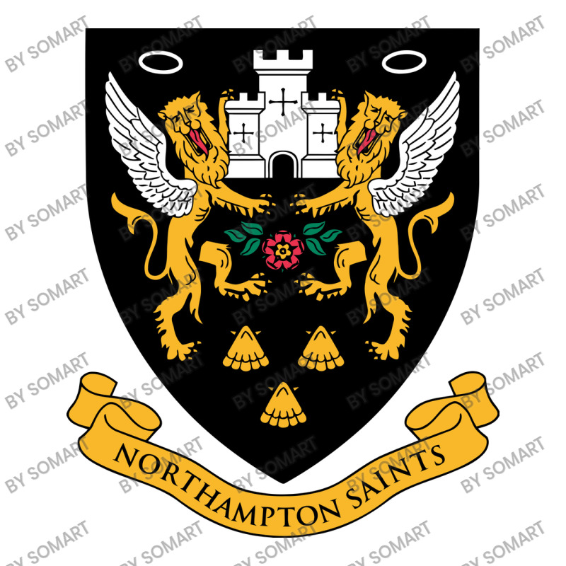 Northampton Saints Zipper Hoodie by SomArt | Artistshot