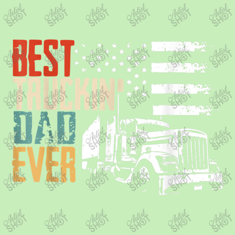 Trucker Fathers Day Best Truckin' Dad Ever Trucker Dad Vintage S Urban Heavy T-shirt by urethrapricey | Artistshot