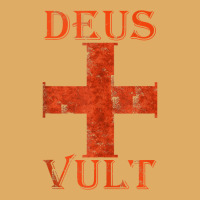 Mens Deus Vult Crusade Medieval Cross Templar Knighthood Tank Top Urban Heavy T-shirt | Artistshot