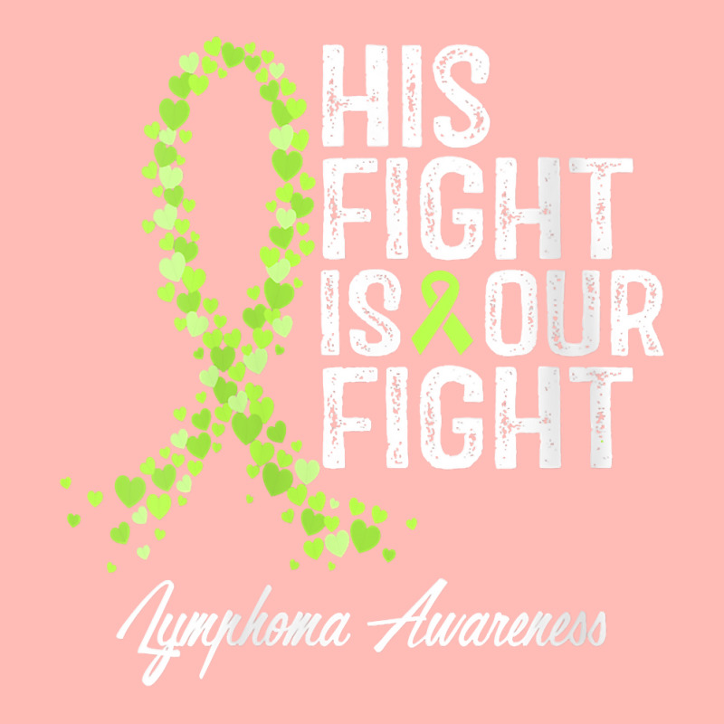 Womens His Fight Is Our Fight Warrior Support Lymphoma Awareness V Nec Urban Heavy T-shirt | Artistshot