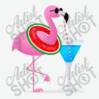 Flamingo Flamingo Drink Hello Summer Time Funny For Kids Urban Heavy T-shirt | Artistshot