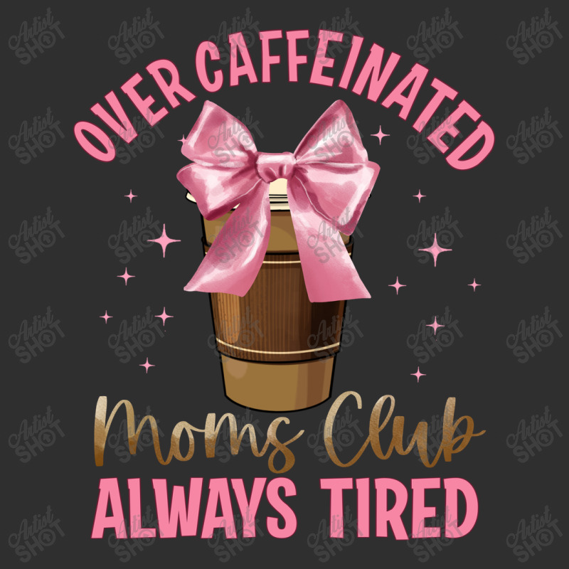 Over Caffeinated Moms Club Adjustable Cap - Leatherette Patch by JahusDesignShop | Artistshot