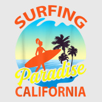 Surfing Paradise California Surfing T Shirt Baseball Cap | Artistshot