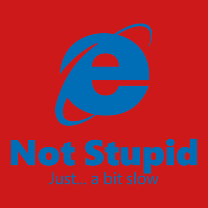 Internet Explorer - Not Stupid, Just A Bit Slow Baseball Cap by cm-arts | Artistshot