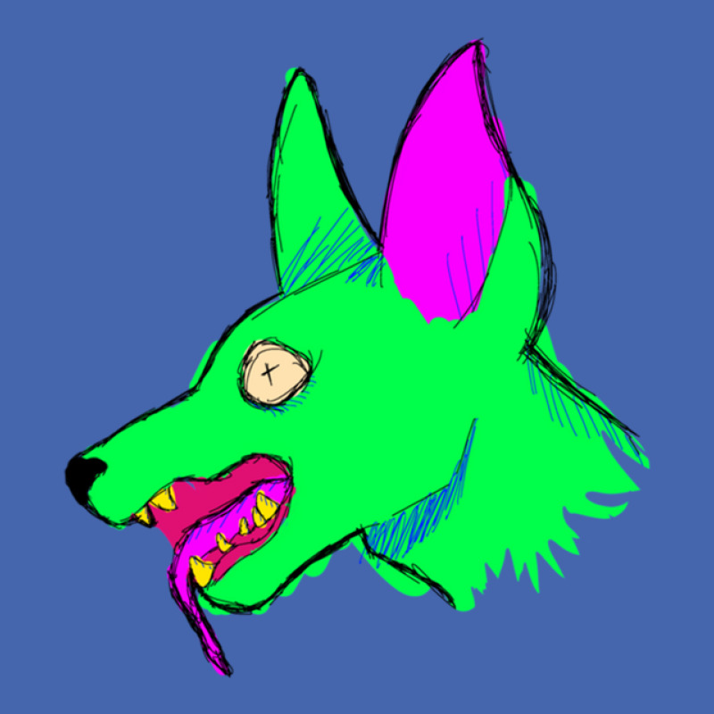 Neon Rabid Zombie Dog 1 Mesh cap by KelcieWhite | Artistshot