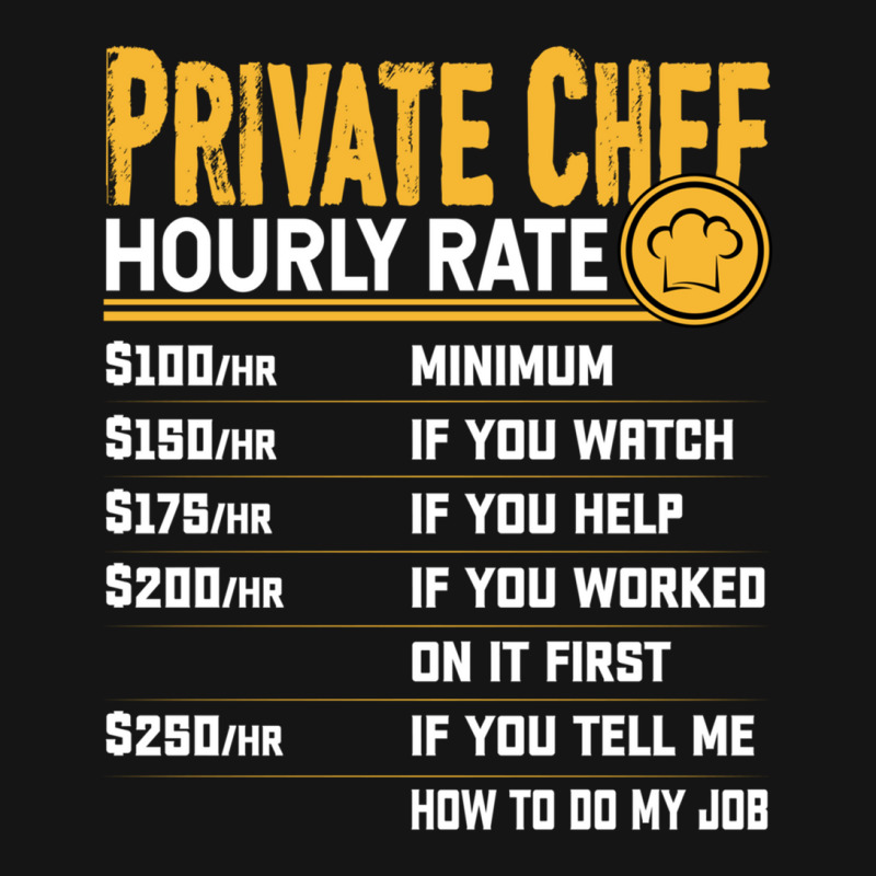 Private Chef Hourly Rate Funny Private Cook Culinary Cooking Long Slee Mesh cap by cm-arts | Artistshot