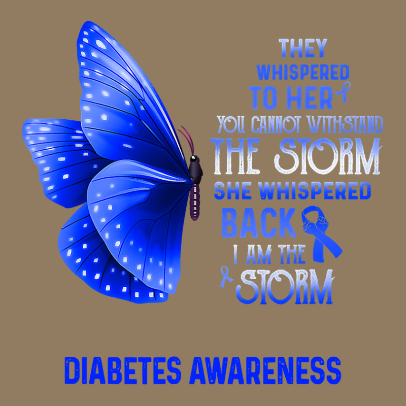 Diabetes Diabetic I Am The Storm Diabetes Awareness Butterfly 155 Diab Leatherette Tumbler by pester | Artistshot