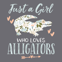 Just A Girl Who Loves Alligators Cute Floral Gator Women Mesh Cap | Artistshot