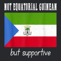 Not Equatorial Guinean But Supportive Equatorial Guinea T Shirt Trucker Cap | Artistshot