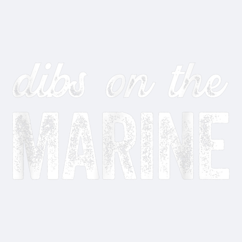 Funny Marine Wife Dibs On The Marine T Shirt Trucker Cap by cm-arts | Artistshot