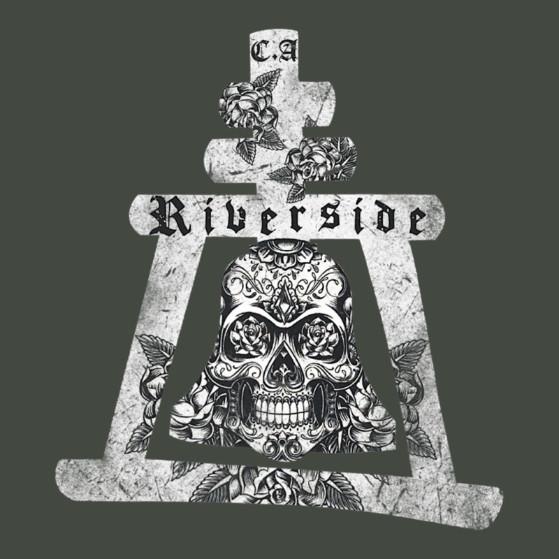 Riverside California Mission Bell Skull Premium T Shirt Trucker Cap by cm-arts | Artistshot