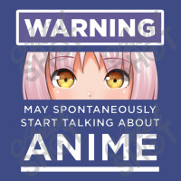 Warning May Spontaneously Start Talking About Anime Adjustable Baseball Cap | Artistshot