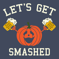 Halloween Drinking Shirt   Pumpkin Says Let's Get Smashed Long Sleeve Camo Snapback | Artistshot