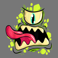 Halloween Fancy Dress Costume Tongue Mouth Green Face Monster Camo Snapback | Artistshot