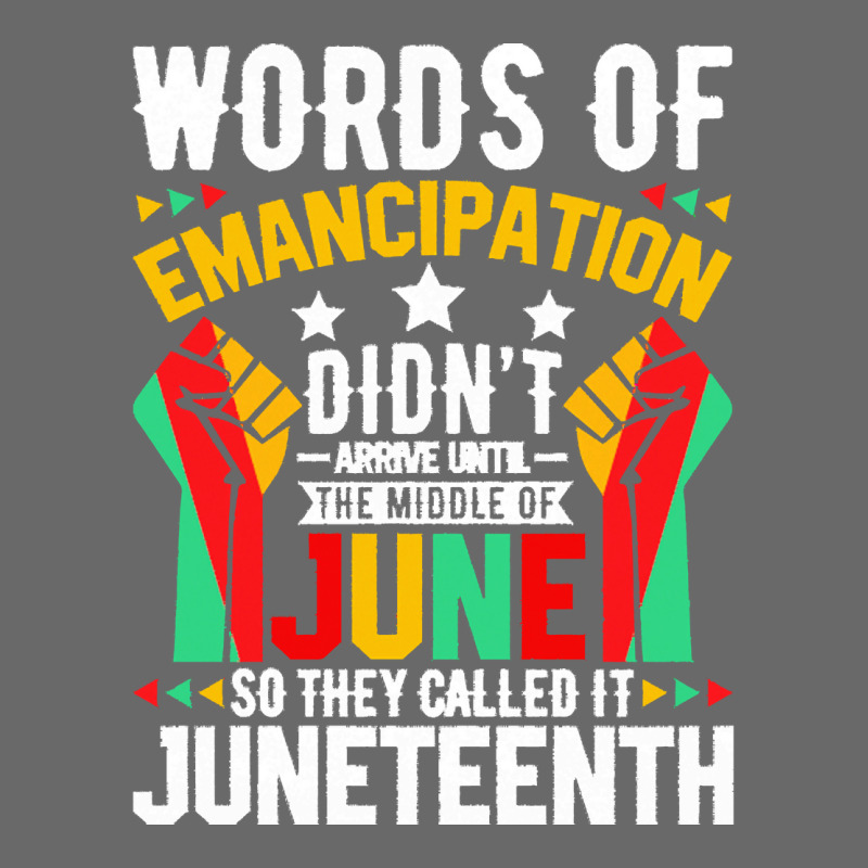 Juneteenth Gifts T  Shirt Words Of Emancipation Didn't Arrive Afro Ame Adjustable Baseball Cap by theirepidermis | Artistshot