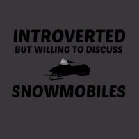 Snowmobiles Introverted But Willing To Discuss Ladies Curvy T-shirt | Artistshot