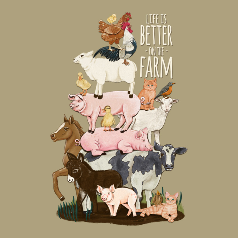 Life Is Better On The Farm, Cute Animals, Country Farm Girl Pullover H Flat Bill Snapback Cap by cm-arts | Artistshot