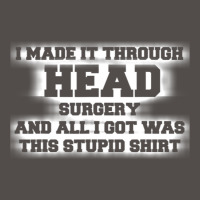 Head Surgery Get Well Soon Recovery Gag Flat Bill Snapback Cap | Artistshot