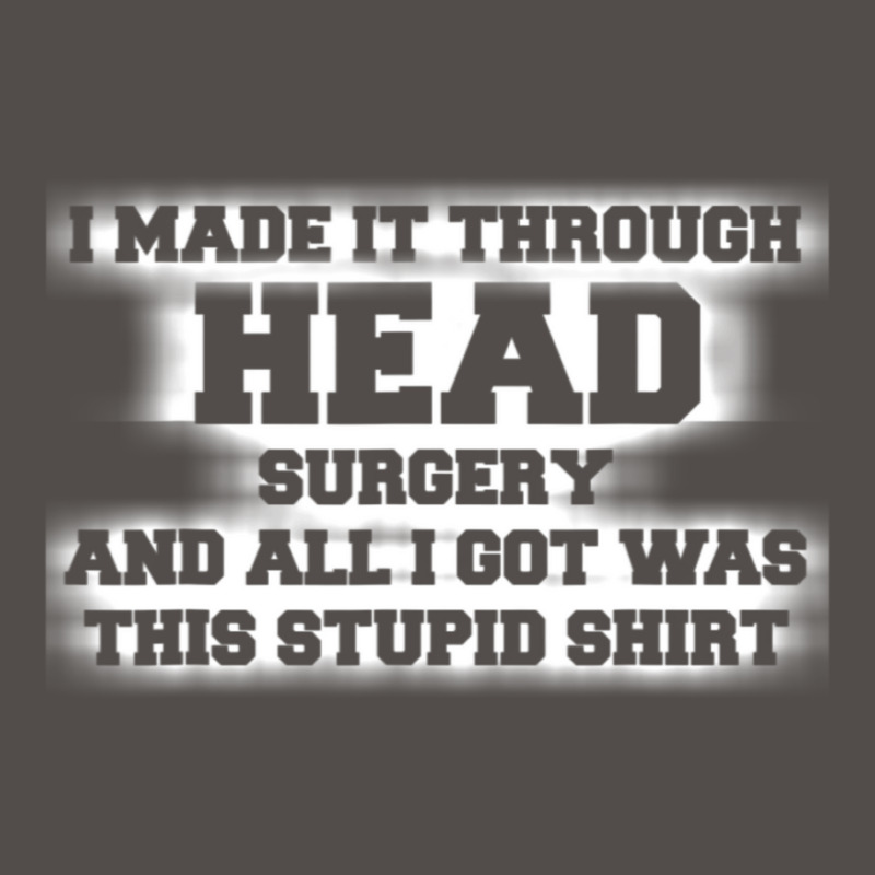 Head Surgery Get Well Soon Recovery Gag Flat Bill Snapback Cap by Aiello Mcdade | Artistshot