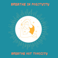 Breathe In Positivity Breathe Out Toxicity, Yoga Girl Flat Bill Snapback Cap | Artistshot