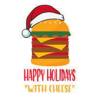 Hot Trend Happy Holidays With Cheese Shirt Christmas Cheeseburger Gift Cub Paper Bag - 8 X 4 1/2 X 10 1/4 | Artistshot