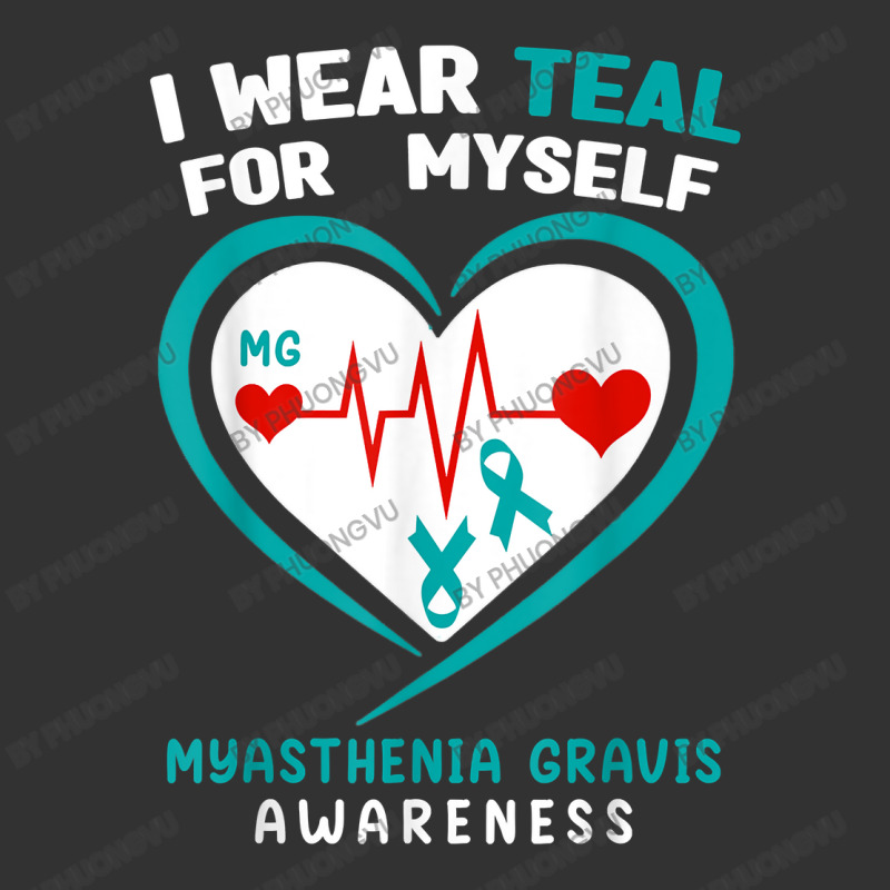 I Wear Teal For Myself Myasthenia Gravis Awareness T Shirt Baby Bodysuit | Artistshot