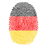 German Fingerprint Germany Flag Deutsche Dna Cute Patriotic Wine Paper Bag - 5 1/2 X 3 1/4 X 13 | Artistshot